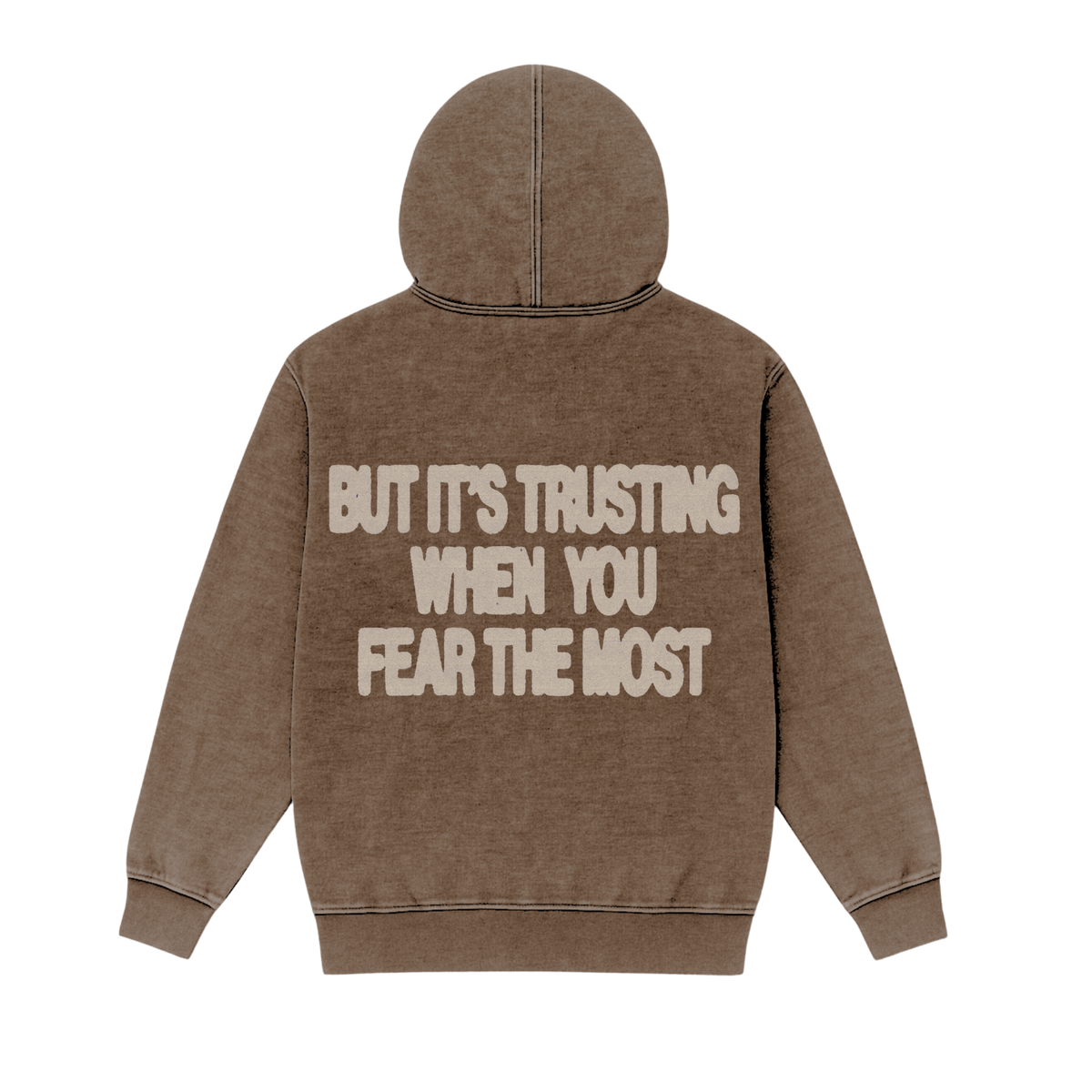 Trust>Fear Mineral Wash Hoodie