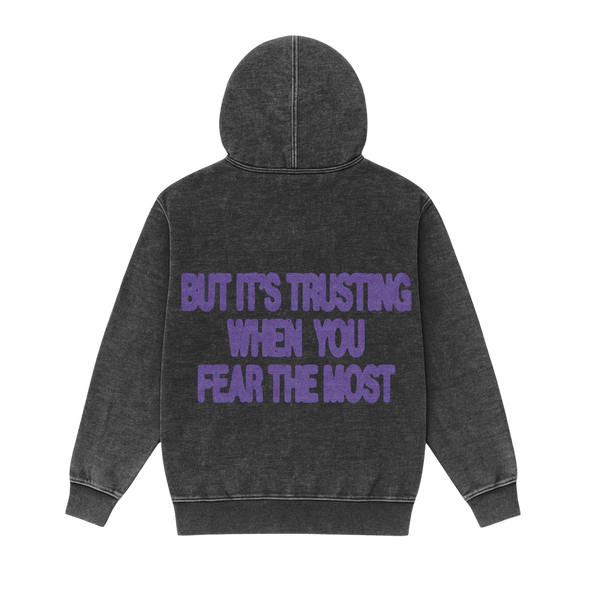 Trust>Fear Mineral Wash Hoodie