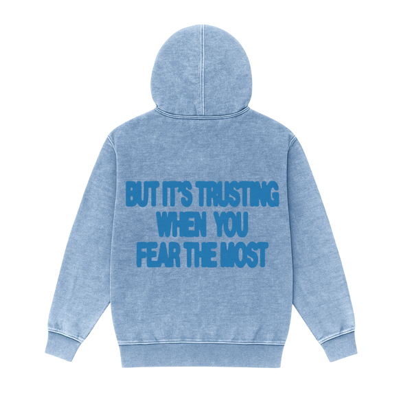 Trust>Fear Mineral Wash Hoodie