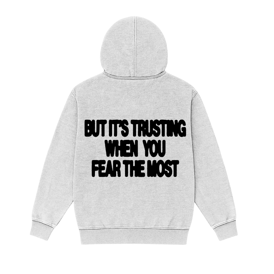 Trust>Fear Mineral Wash Hoodie