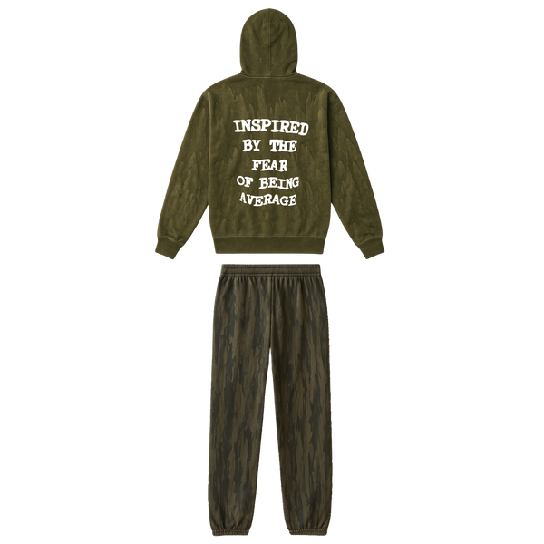 Child Of God Drip Dye Zip Hoodie Set