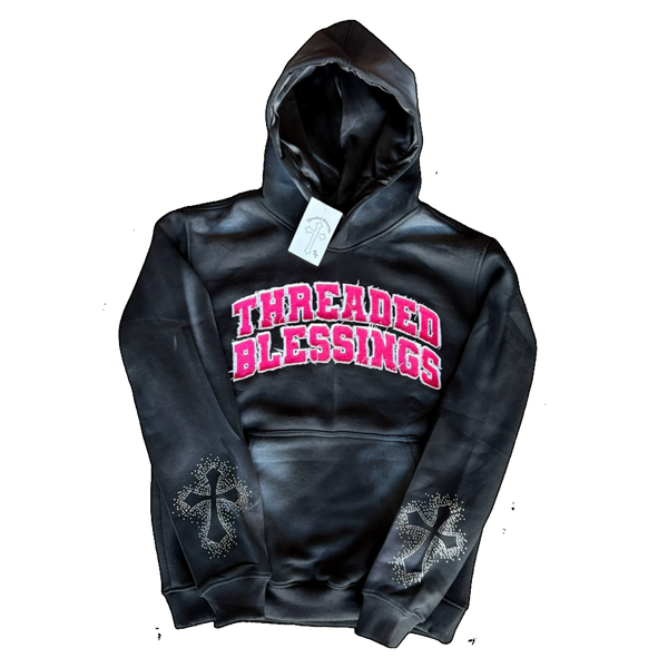 “Highly Favored” Black Hoodie