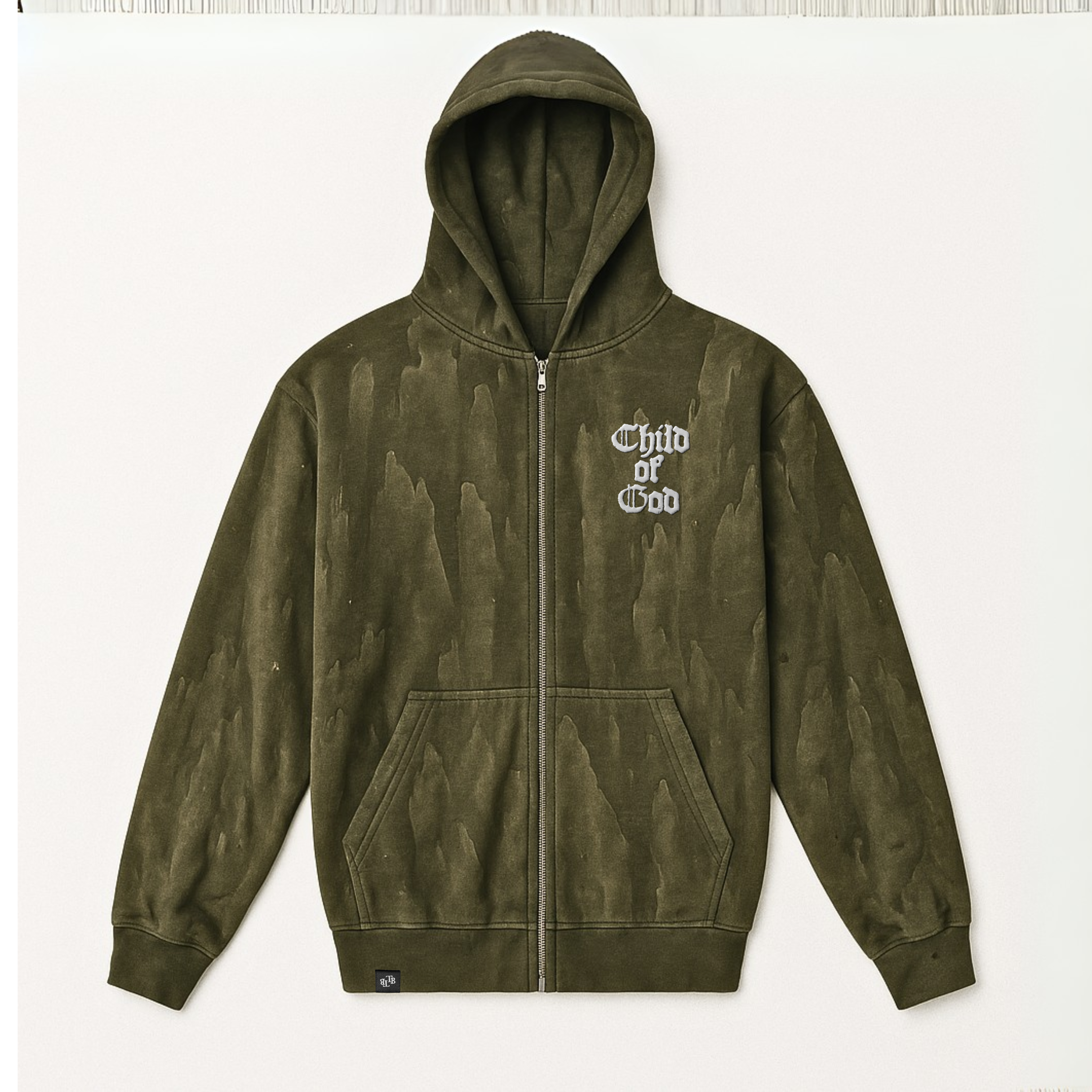 TB Camo - Drip Dye Luxury Zip Up Jacket