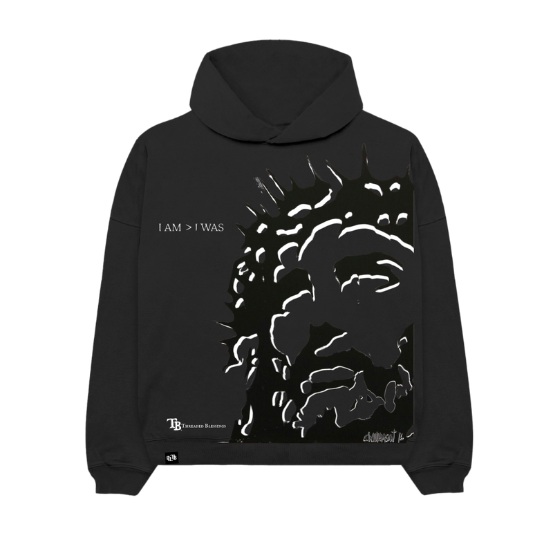 Threaded Blessings I AM > I WAS Heavy Hoodie