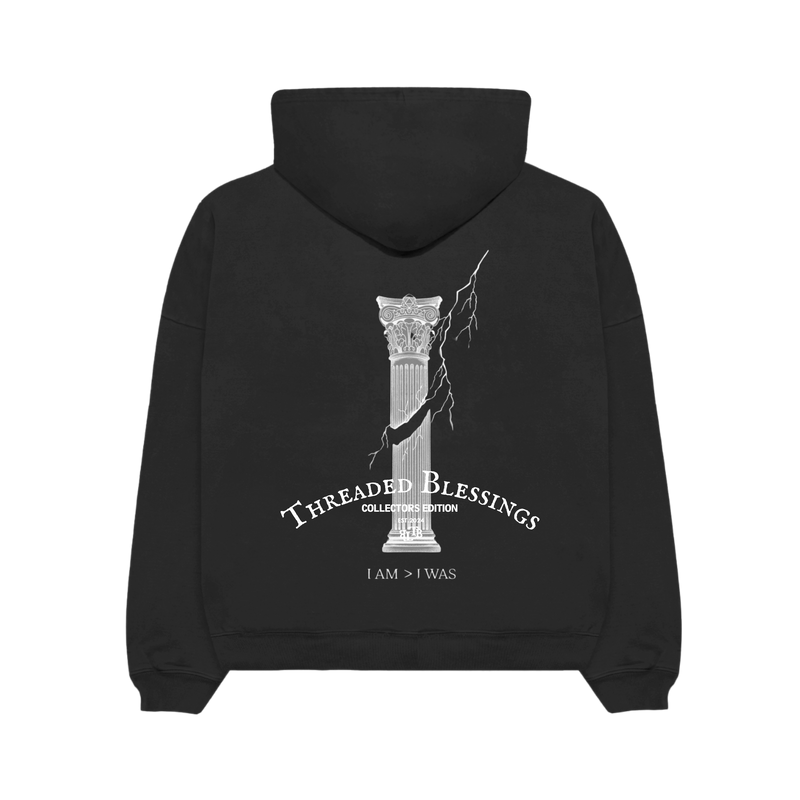 Threaded Blessings I AM > I WAS Heavy Hoodie