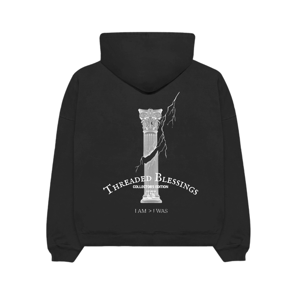 Threaded Blessings I AM > I WAS Heavy Hoodie