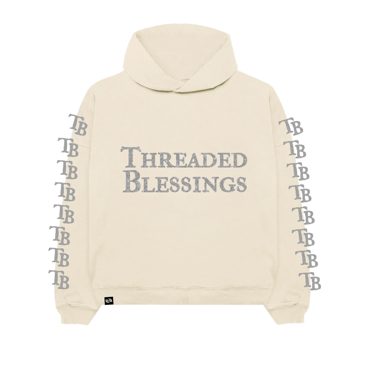 Threaded Blessings Glitter Ultra Luxury Hoodie