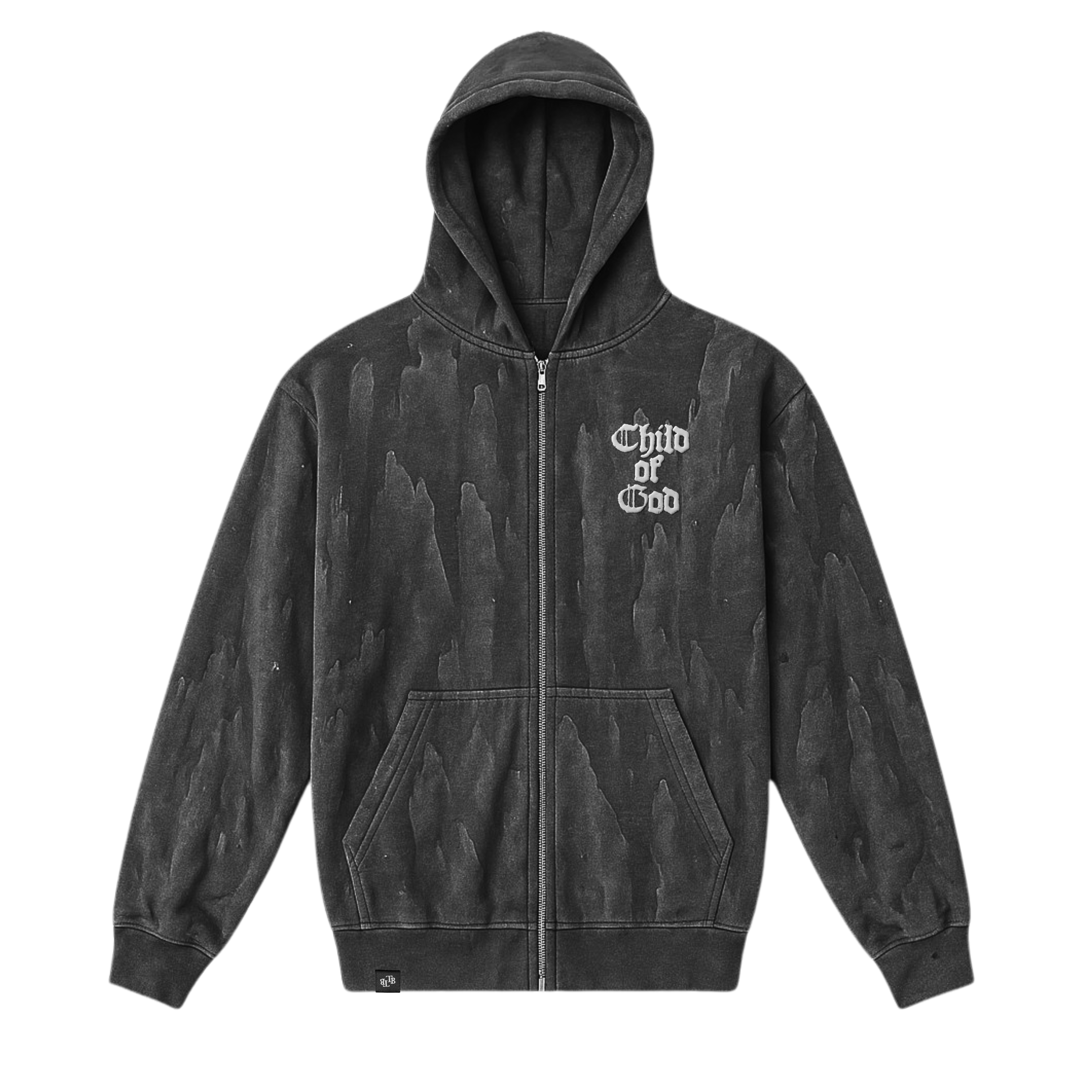 TB Camo - Drip Dye Luxury Zip Up Jacket