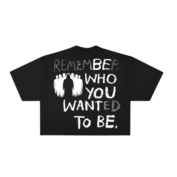 Threaded Blessings - Dove Crop Tee