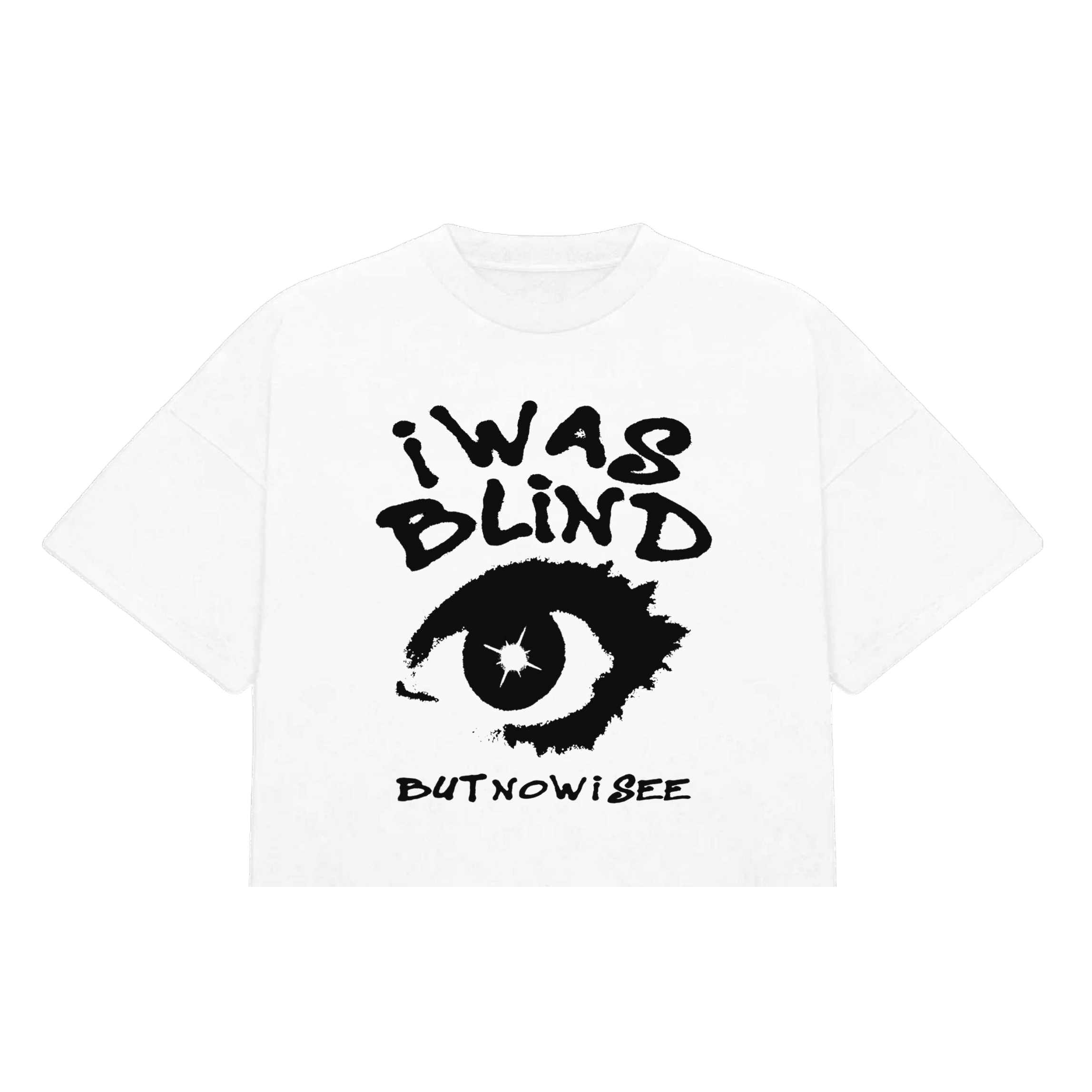 Threaded Blessings - I Was Blind Cropped Tee