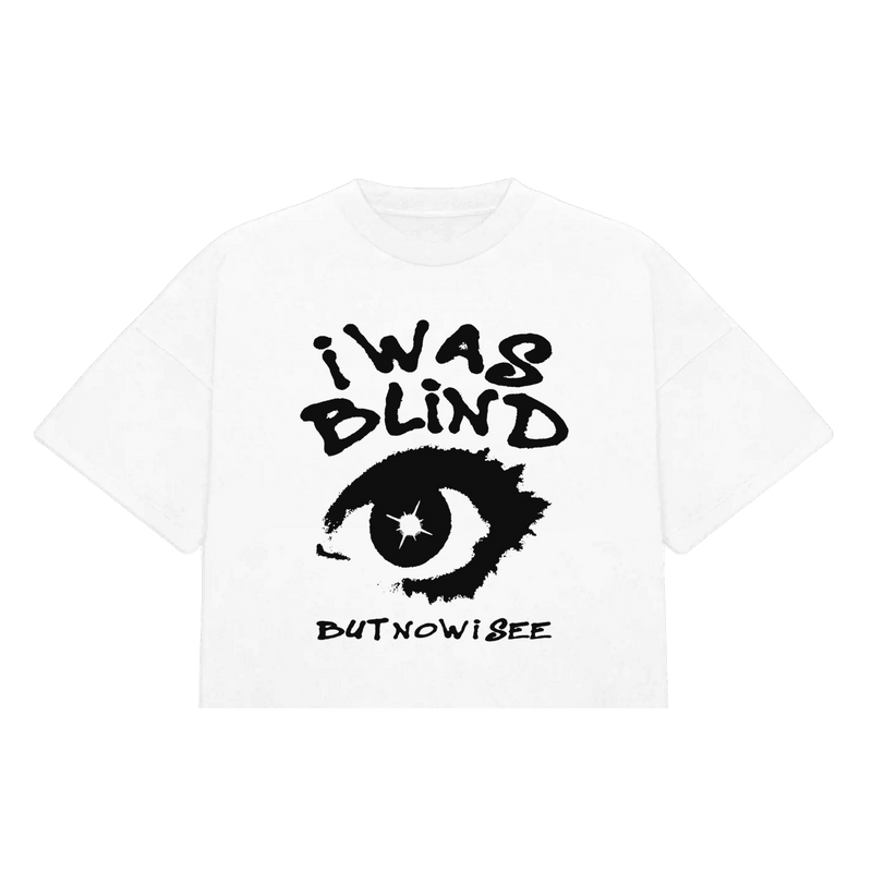 Threaded Blessings - I Was Blind Cropped Tee