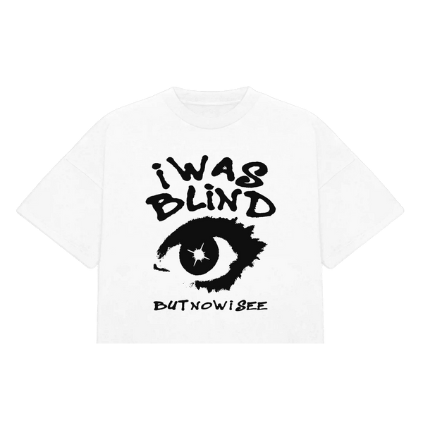 Threaded Blessings - I Was Blind Cropped Tee
