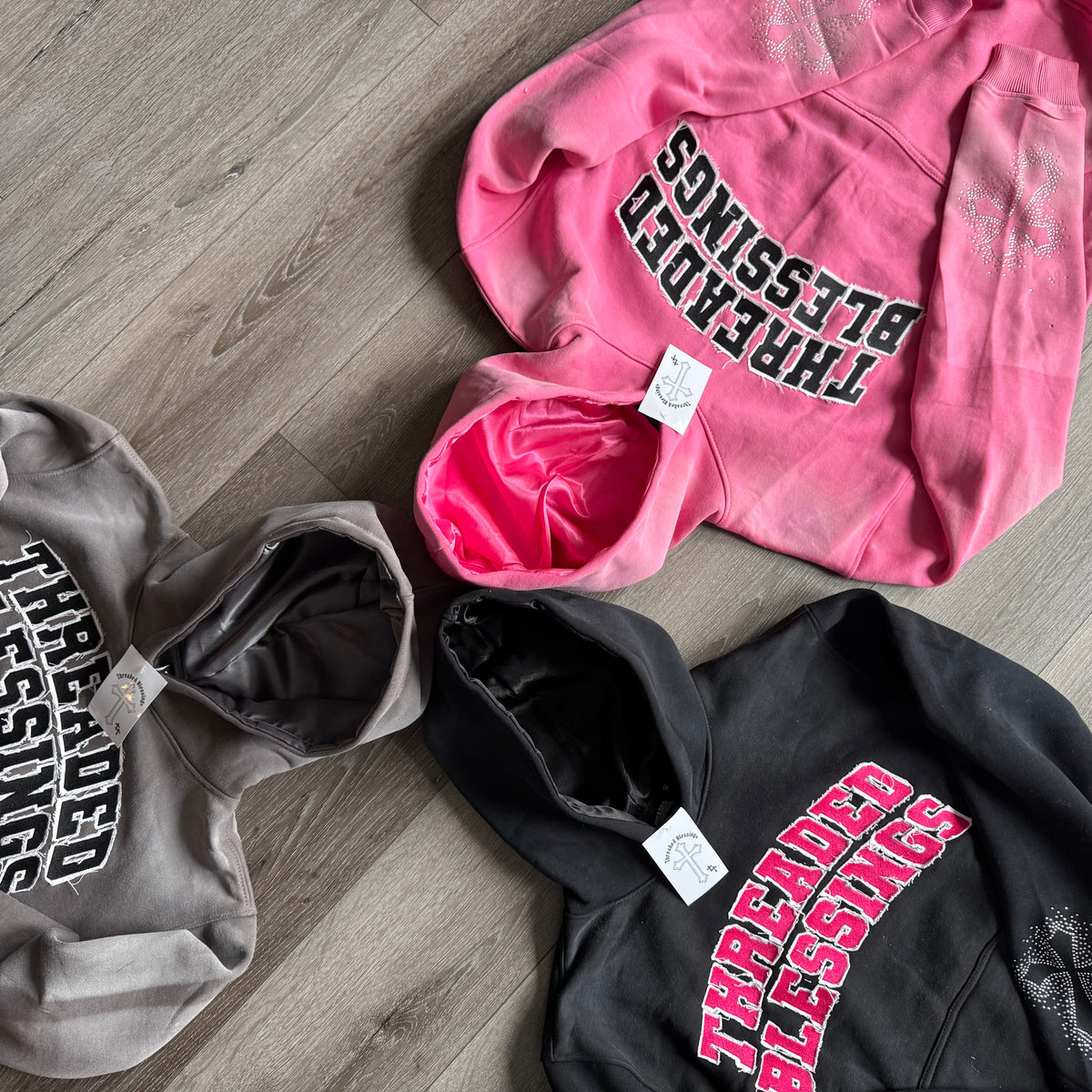 “Highly Favored” Pink Hoodie