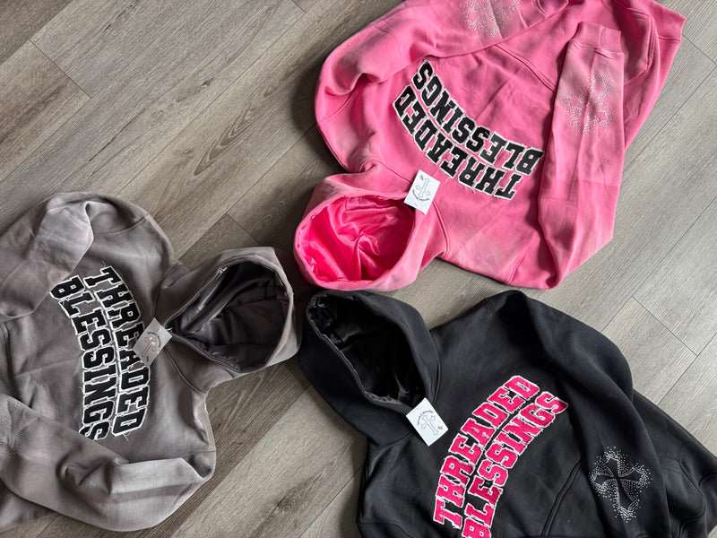 “Highly Favored” Pink Hoodie