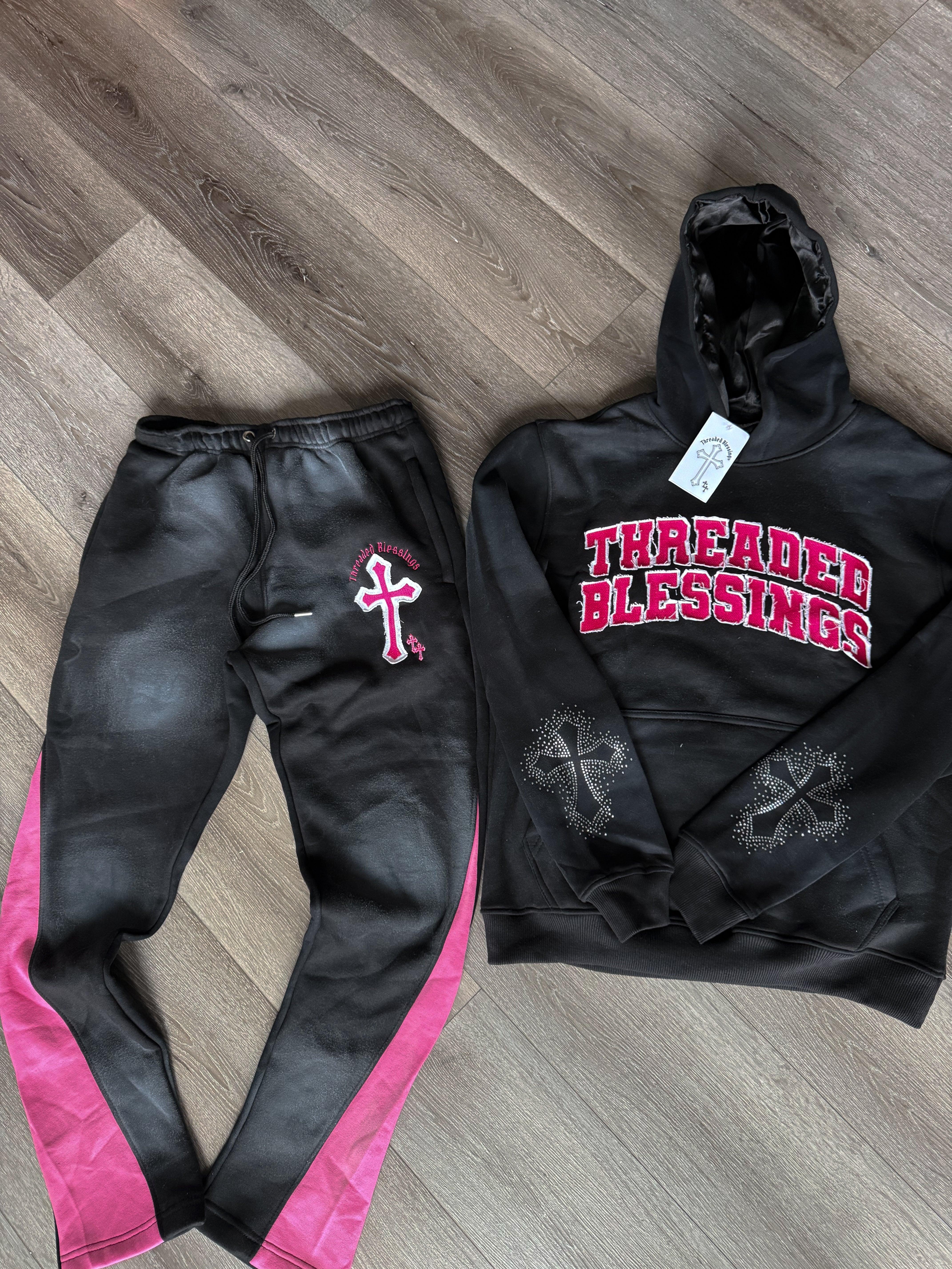 “Highly Favored” Black Hoodie
